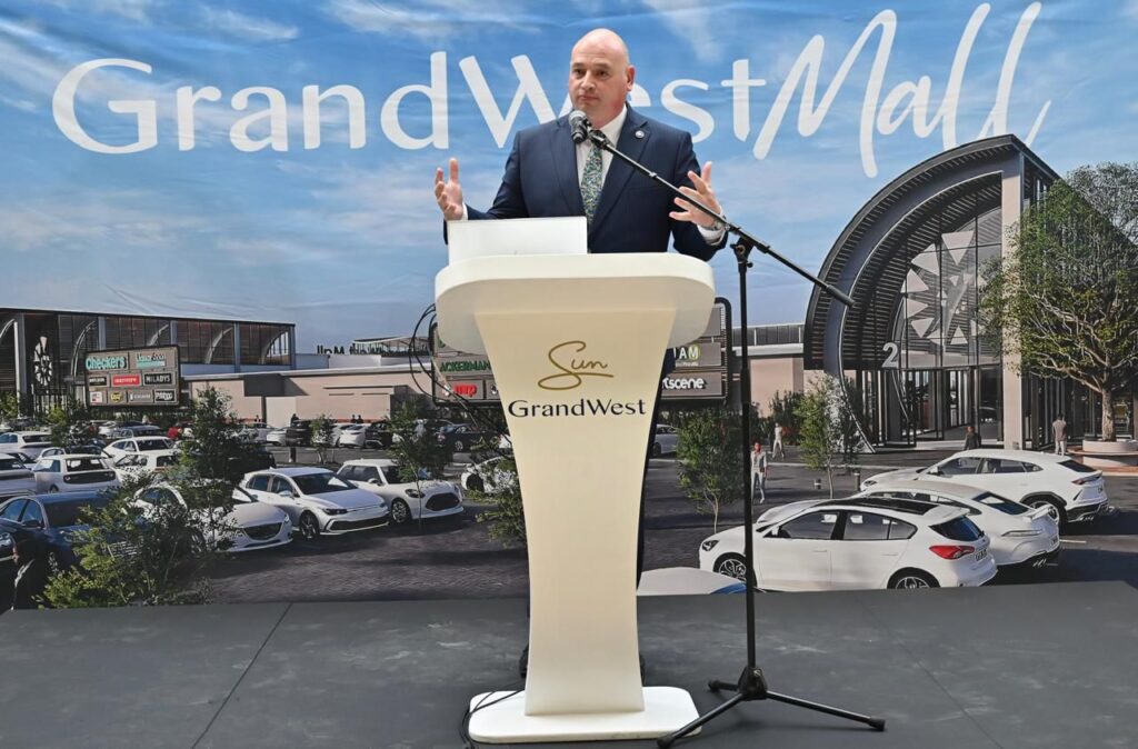 GrandWest sod turning